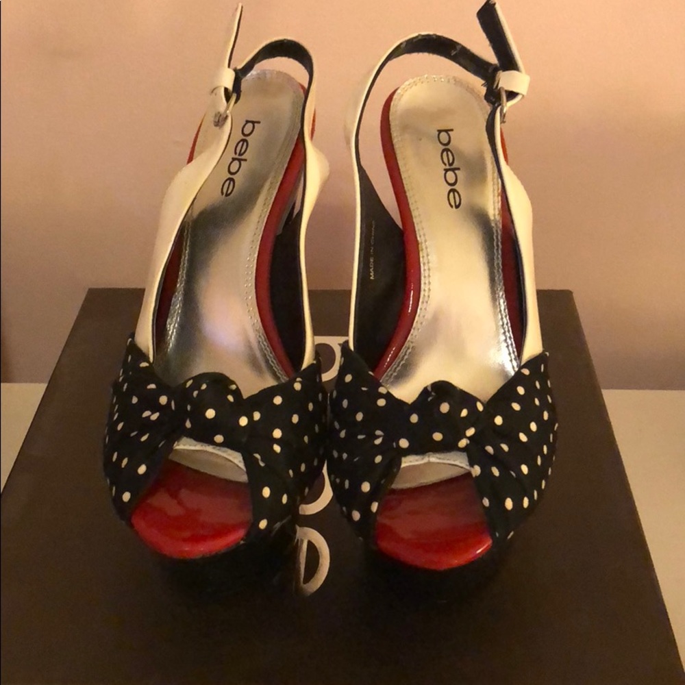 Bebe Polka Dot shoes